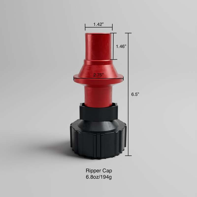 Bidon d'essence TUFF JUG rouge avec bouchon Ripper 2.5G/10L - 1129479004