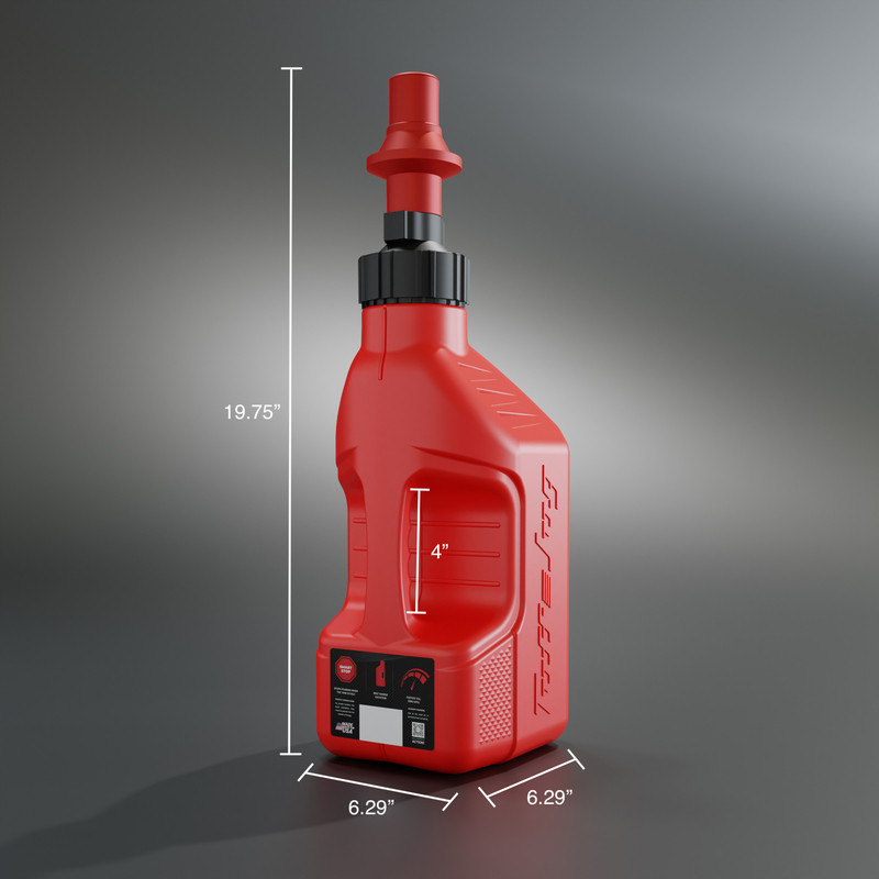 Bidon d'essence TUFF JUG rouge avec bouchon Ripper 1.25G/5L - 1129478004