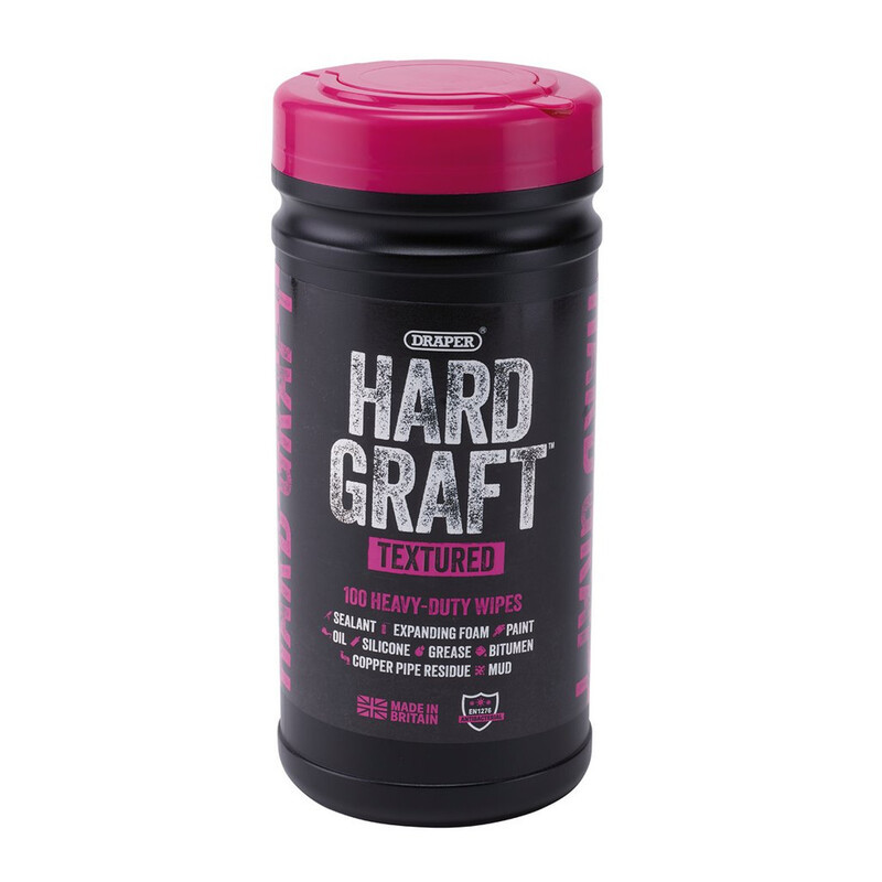 Lingettes texturées multi-usages DRAPER Hard Graft (pot de 100) Lingettes texturées multi-usages DRAPER Hard Graft (pot de 100)