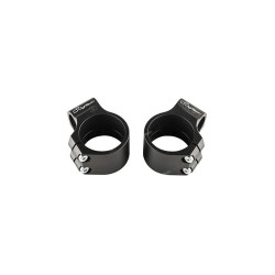 Guidons bracelet LIGHTECH Ø54mm hauteur +0mm déport +40mm/10° noir - 1081302001