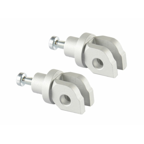 Supports de repose-pieds avant LIGHTECH argent Yamaha YZF-R6 - 1070957