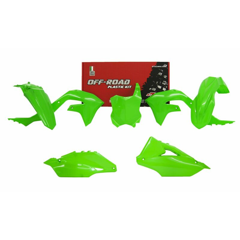 Kit plastique RACETECH vert fluo Kawasaki KX450F - 1087998003