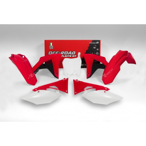 Kit plastique RACETECH couleur origine (2017) rouge/noir/blanc Honda CRF450RX - 1087953001