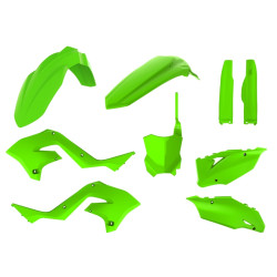 Kit plastiques POLISPORT Restylé vert citron Kawasaki KX125/250 - 1086103004