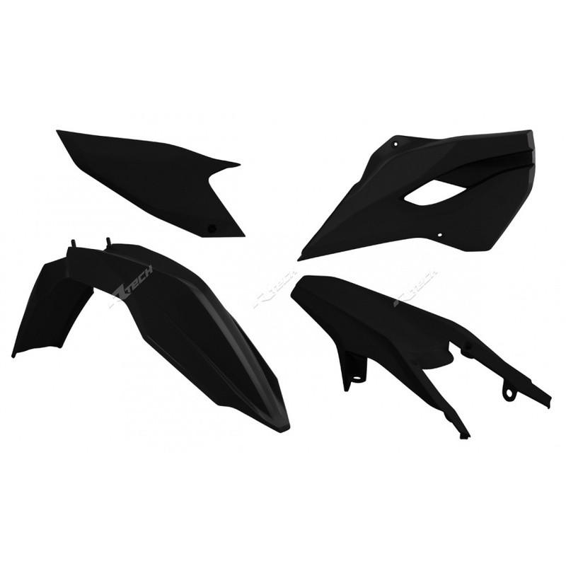 Kit plastique RACETECH noir Husqvarna TE/FE Kit plastique RACETECH noir Husqvarna TE/FE