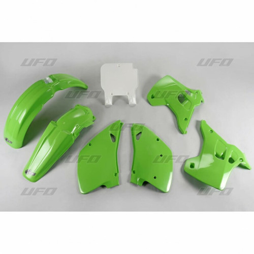 Kit plastique UFO couleur origine (1992) Kawasaki KX125/250 - 1087245001