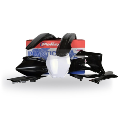 Kit plastique POLISPORT noir Yamaha YZ250F/YZ450F - 1086150003