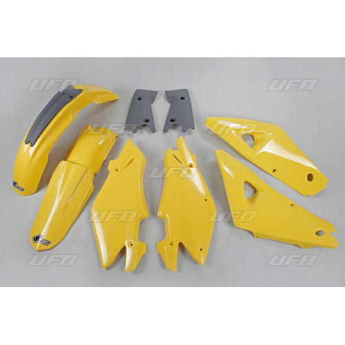 Kit plastique UFO couleur origine jaune/gris Husqvarna CR125/250 - 1087043001