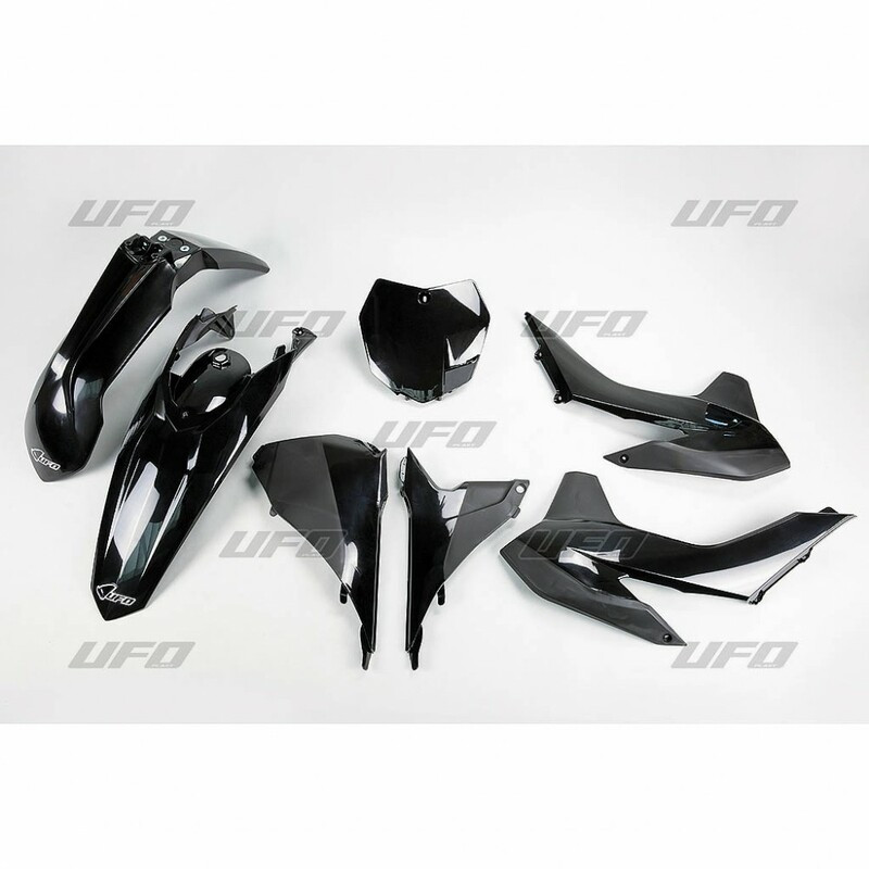 Kit plastique UFO noir KTM - 1087438002