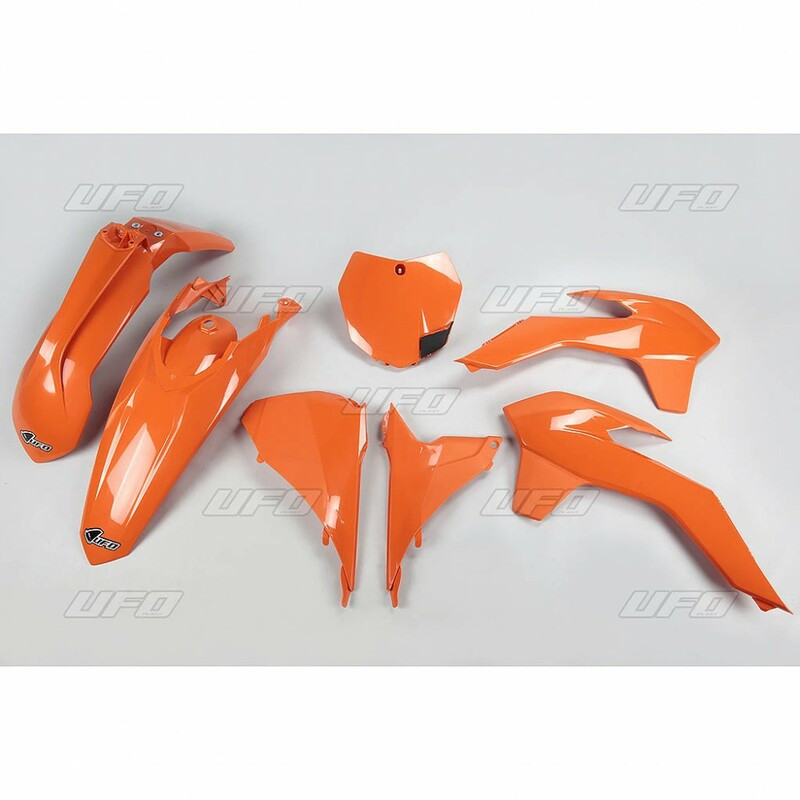 Kit plastique UFO orange KTM - 1087438004