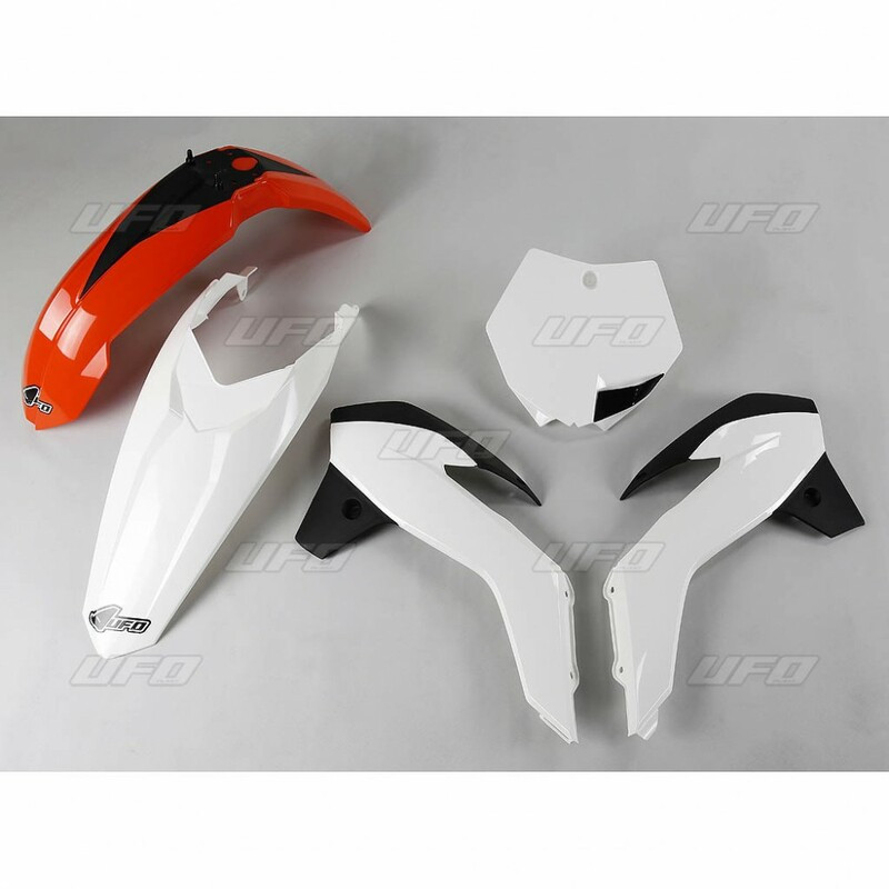 Kit plastique UFO origine (2017) orange/blanc/noir KTM SX85 - 1055777