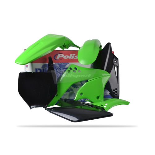 Kit plastique POLISPORT couleur origine Kawasaki KX250F - 1086105001