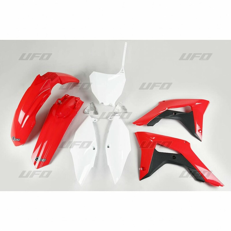 Kit plastique UFO origine (2017) rouge/noir/blanc Honda CRF450R - 1086953003