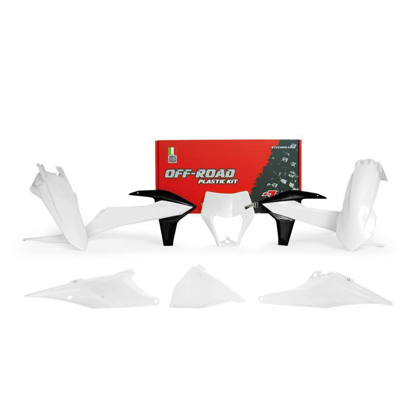 Kit plastiques RACETECH blanc/noir KTM - 1087977001