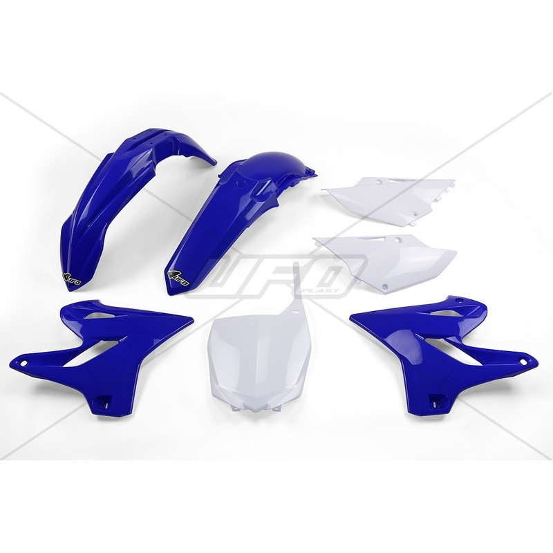 Kit plastique UFO couleur origine bleu/blanc Yamaha YZ125/250 - 1087941003