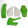 Kit plastique UFO couleur origine vert/blanc Kawasaki KX80 - 1087254001