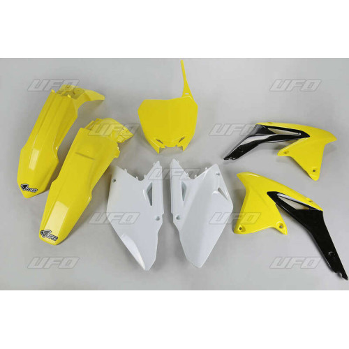 Kit plastique UFO couleur origine jaune/noir/blanc Suzuki RM-Z450 - 1087723001
