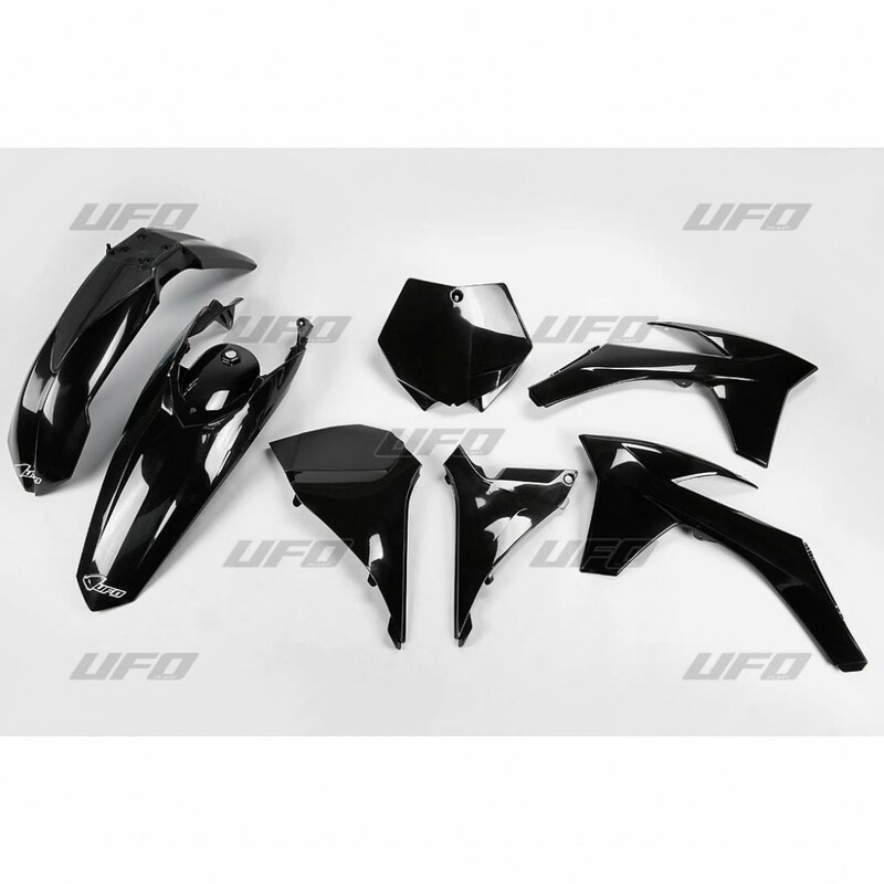 Kit plastique UFO noir KTM Kit plastique UFO noir KTM