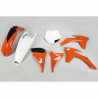 Kit plastique UFO couleur origine orange/blanc KTM - 1087433002