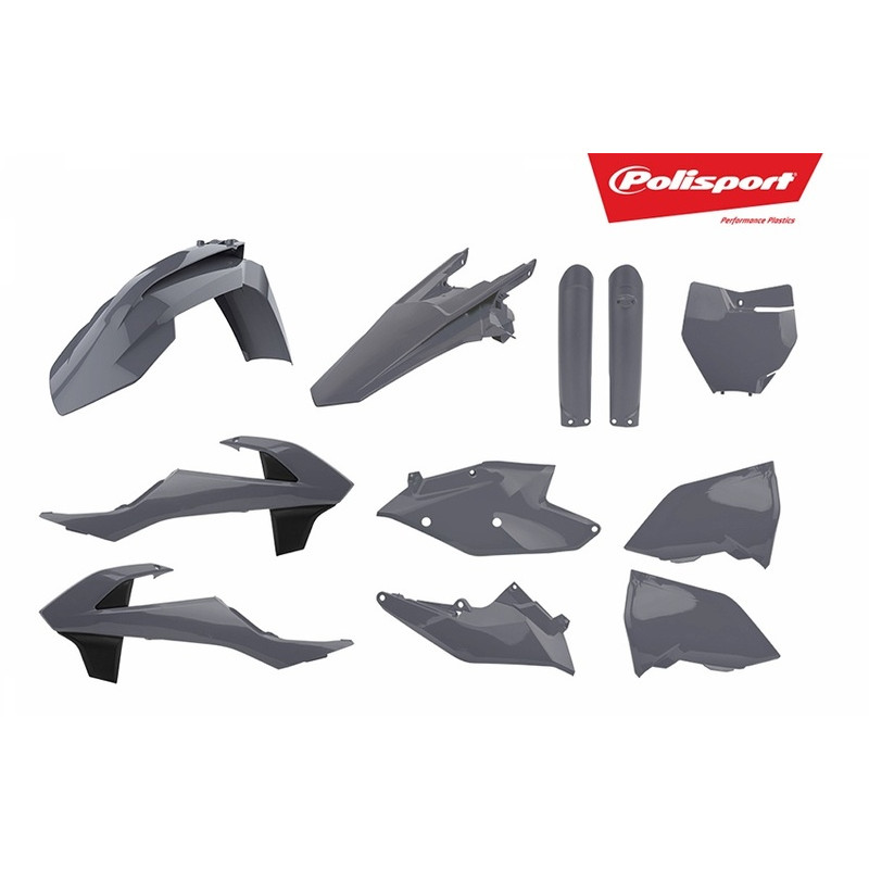 Kit plastiques POLISPORT gris nardo KTM SX/SX-F - 1086173008