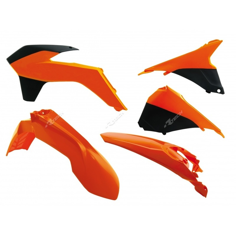 Kit plastique RACETECH couleur origine (2014) orange/noir KTM - 1087983001