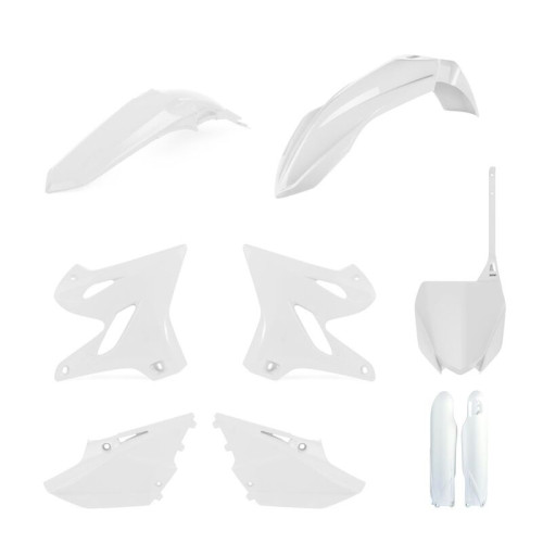 Kit Plastiques POLISPORT blanc Yamaha YZ125/250 - 1092575