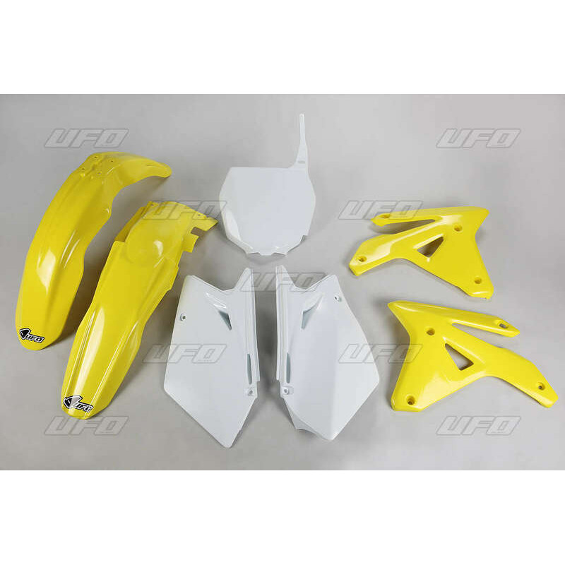 Kit plastique UFO couleur origine jaune/blanc Suzuki RM-Z450 - 1087721001