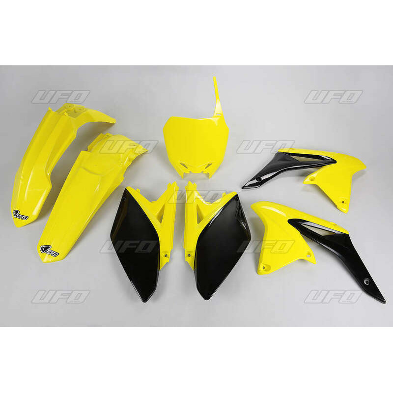 Kit plastique UFO couleur origine jaune/noir Suzuki RM-Z250 - 1087724004