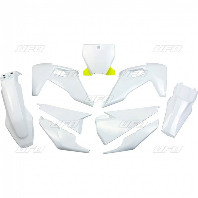 Kit plastiques UFO couleur origine Husqvarna FC/TC Kit plastiques UFO couleur origine Husqvarna FC/TC