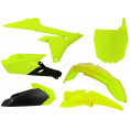 Kit plastique RACETECH jaune fluo/noir Yamaha YZ250F/450F Kit plastique RACETECH jaune fluo/noir Yamaha YZ250F/450F