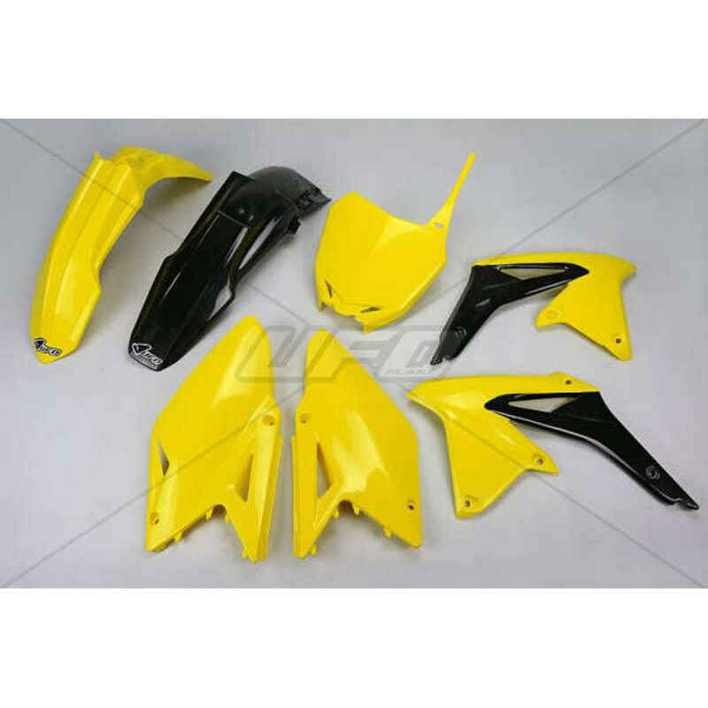 Kit plastique UFO couleur origine (2014) jaune/noir Suzuki RM-Z450 - 1087730004