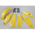Kit plastique UFO couleur origine jaune/gris Husqvarna CR125/250 Kit plastique UFO couleur origine jaune/gris Husqvarna CR125/250