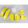 Kit plastique UFO couleur origine jaune/blanc Suzuki RM125/250 - 1087714001