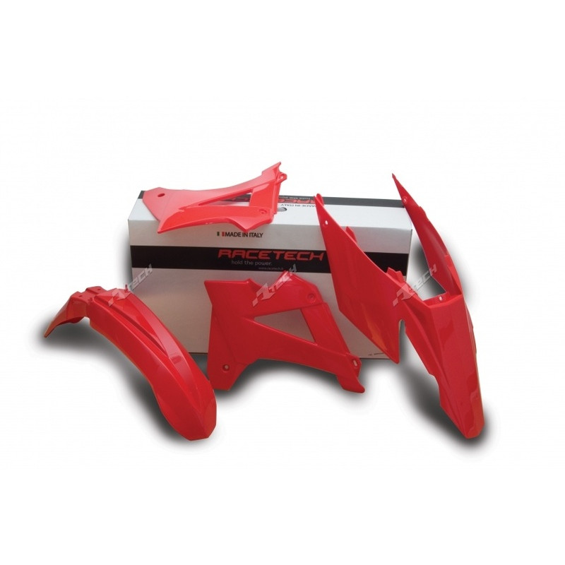 Kit plastique RACETECH couleur origine rouge Gas Gas EC125/250/300/450 FSR - 1087956001
