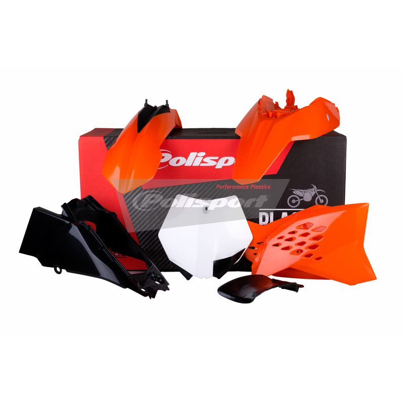 Kit plastique POLISPORT couleur origine (13-15) KTM SX65 - 1086161001