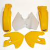 Kit plastique UFO couleur origine jaune/blanc Suzuki RM125/250 - 1087713001