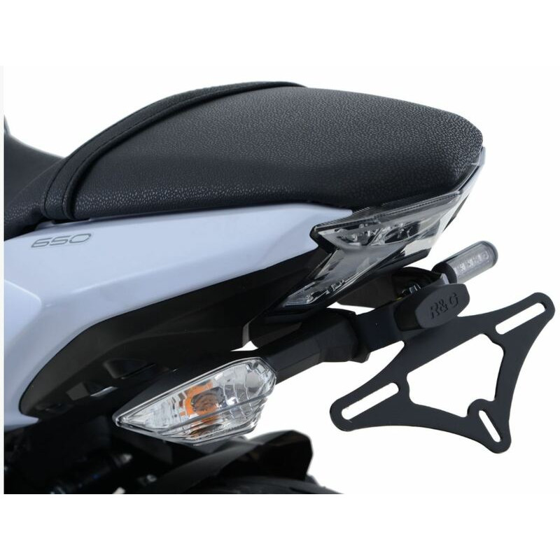 Support de plaque R&G RACING noir Kawasaki Z650 - 1082982001