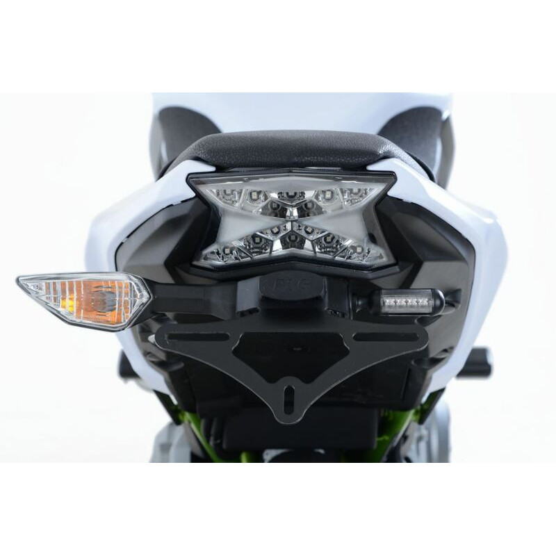 Support de plaque R&G RACING noir Kawasaki Z650 - 1082982001