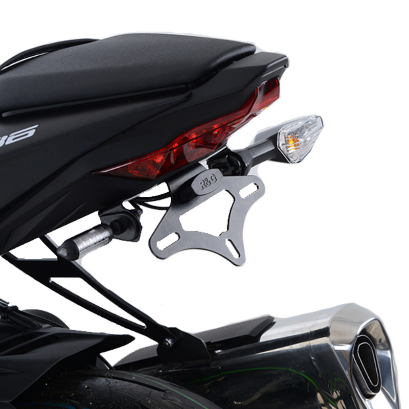 Support de plaque R&G RACING noir Kawasaki ZX636 - 1083029001