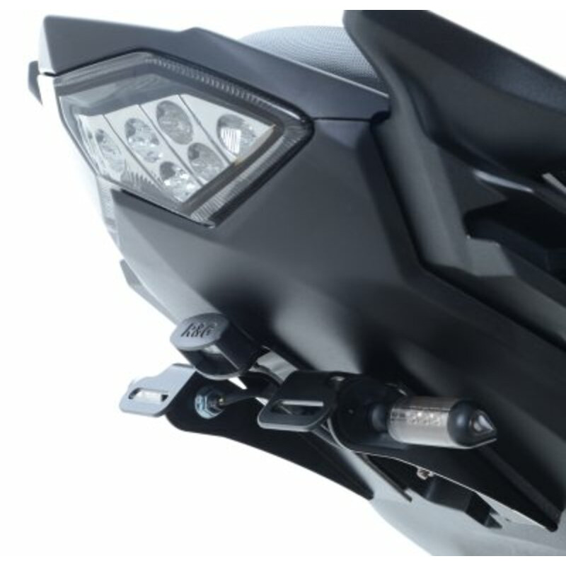 Support de plaque noir R&G RACING Kawasaki KLE  650 VERSYS - 1082945001