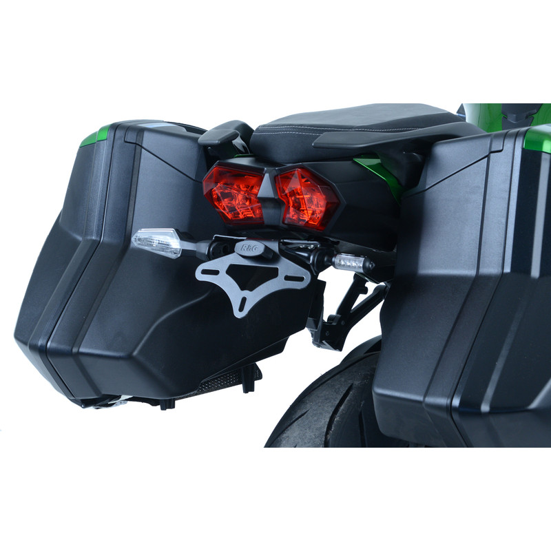 Support de plaque R&G RACING noir Kawasaki H2 SX - 1083012001