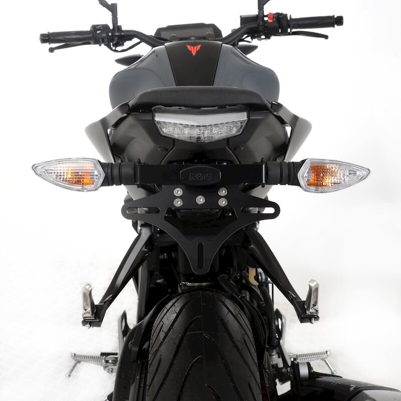 Support de plaque R&G RACING noir - Yamaha MT-125 - 1109109