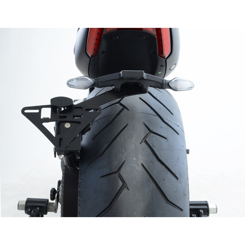 Support de plaque R&G RACING noir Ducati X Diavel - 1082965001