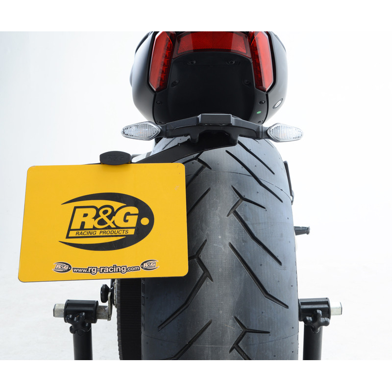 Support de plaque R&G RACING noir Ducati X Diavel - 1082965001