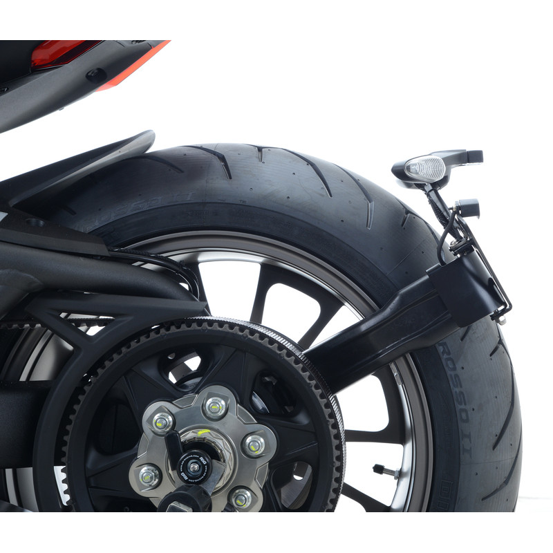 Support de plaque R&G RACING noir Ducati X Diavel - 1082965001