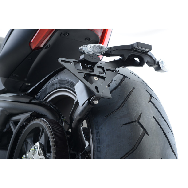 Support de plaque R&G RACING noir Ducati X Diavel - 1082965001