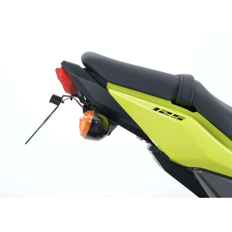 Support de plaque R&G RACING noir compatible clignotants origine Honda MSX125 - 1082973001