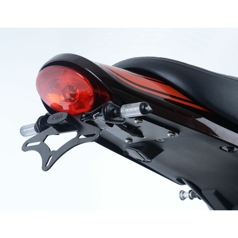 Support de plaque R&G RACING noir Kawasaki Z 900 RS - 1083008001