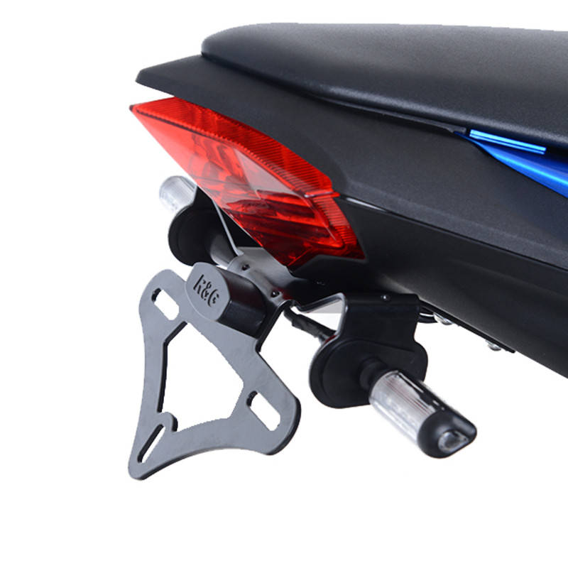 Support de plaque R&G RACING noir Kawasaki Z125 - 1083028001