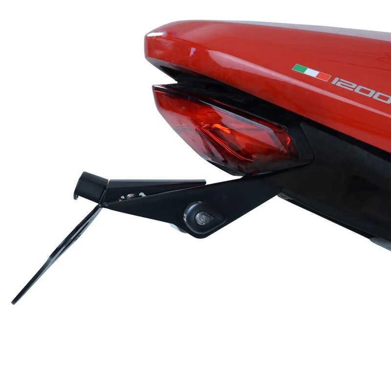 Support de plaque R&G RACING noir Ducati Monster 1200R - 1083015001